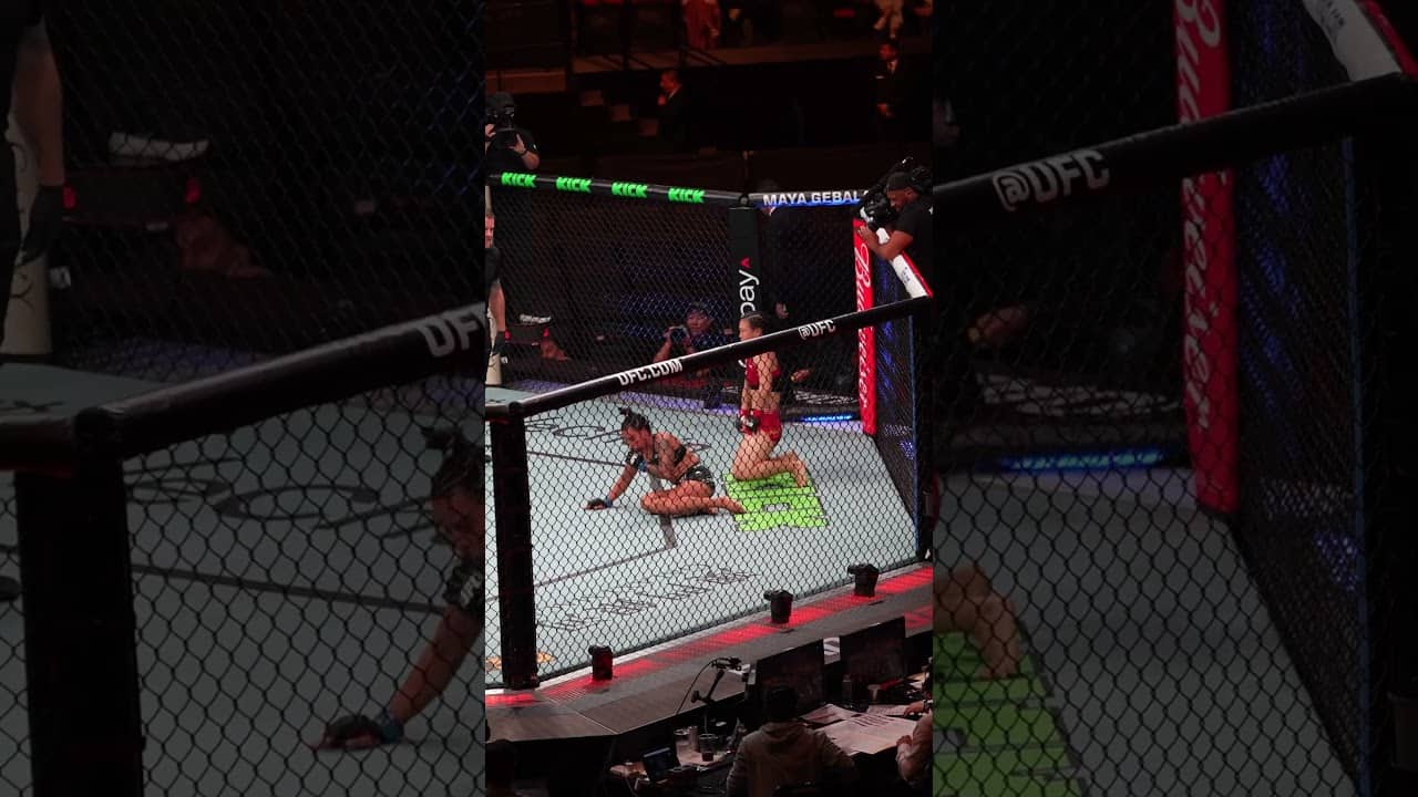 POV you’re in the stands for Shi Ming's finish! #ufcmacau