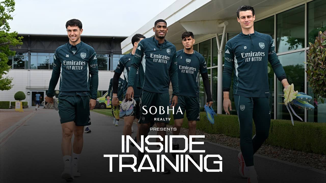 THE PREMIER LEAGUE CHAMPIONS RETURN 🏆 | Featuring Saka, Rice, Odegaard & Gyokeres l INSIDE TRAINING