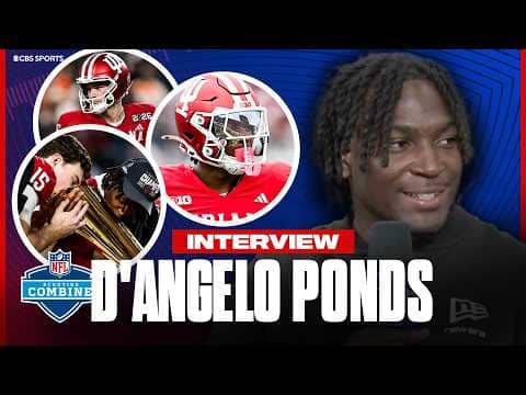 D'Angelo Ponds on being the underdog, says Fernando Mendoza NEVER gets flustered