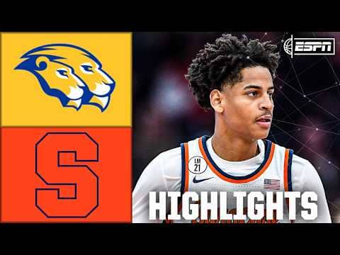 Hofstra Pride vs. Syracuse Orange | Full Game Highlights | ESPN College Basketball
