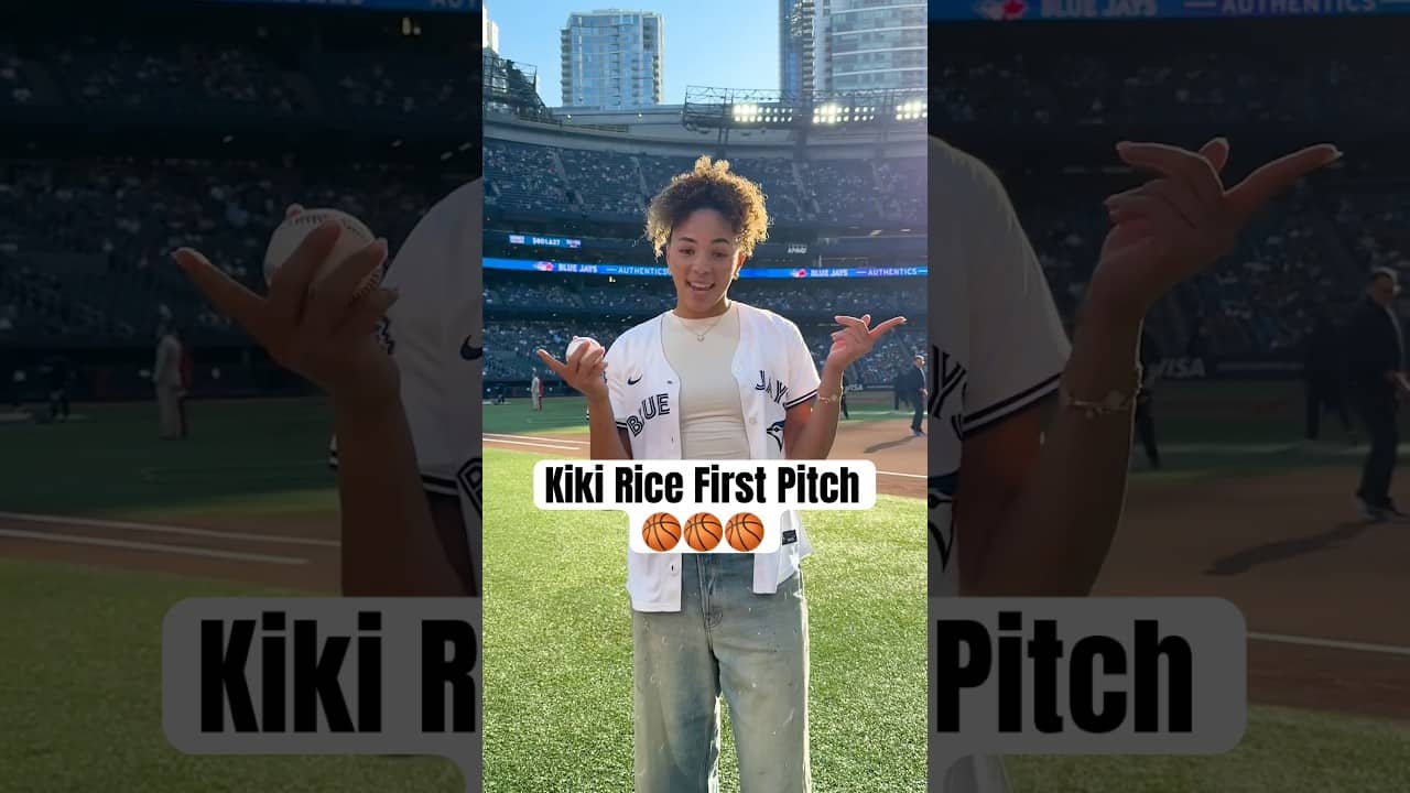 Kiki Rice is in the building ‼️ #Toronto #Tempo #BlueJays #UCLA