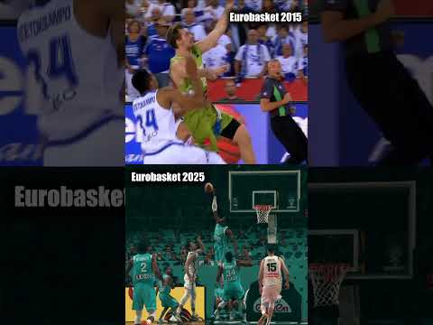 History repeating itself: Giannis 2015 🤝 Kostas 2025 #Eurobasket