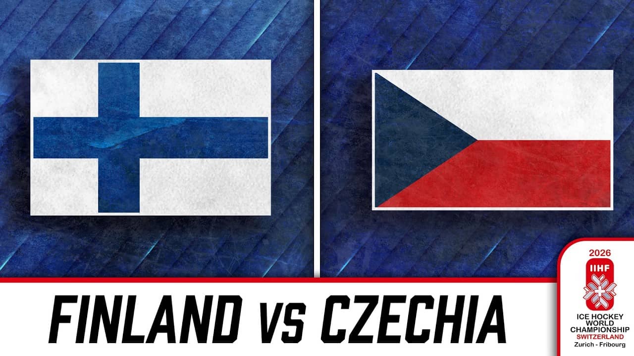 Watch Finland vs Czechia Quarterfinal at the 2026 IIHF World Championship 🇫🇮🇨🇿🏒