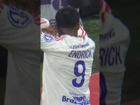 Le troisième but d'Endrick pour le coup du chapeau 🎩 #ligue1 #ol