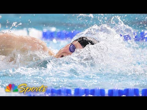 Luke Hobson DOMINATES 200m freestyle for championship record at Toyota US Open | NBC Sports