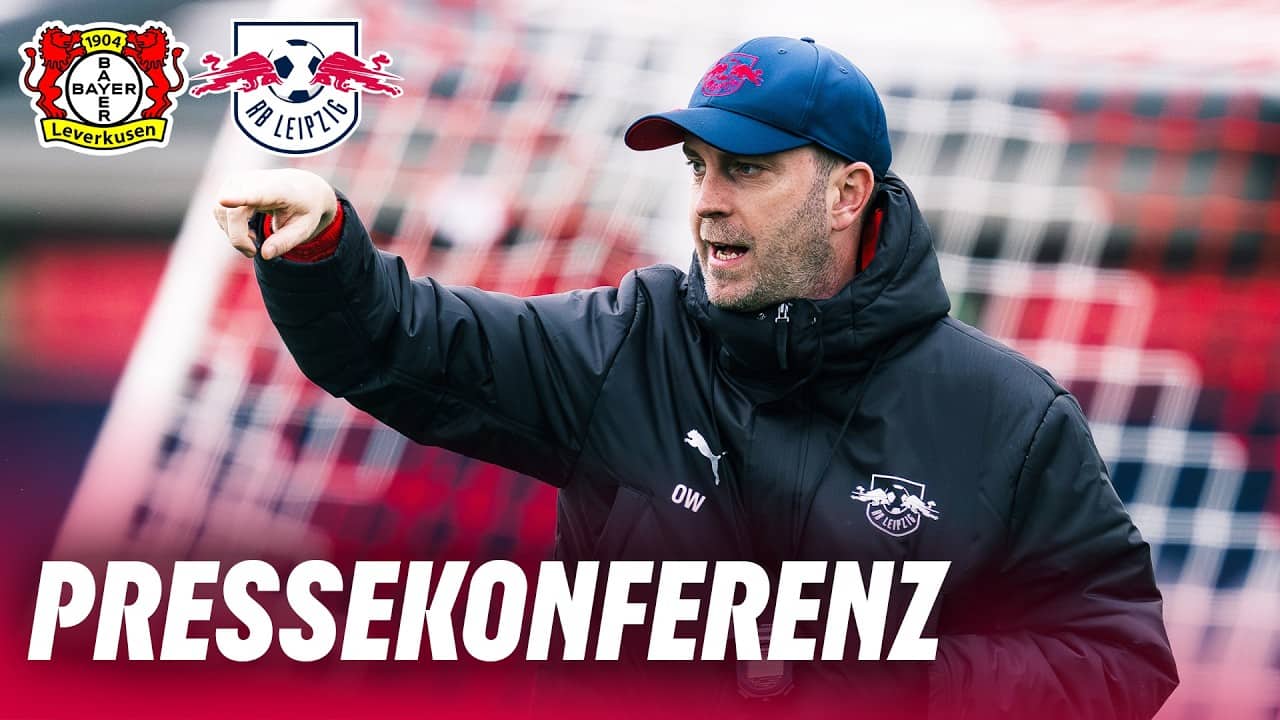 LIVE 🔴 Pressekonferenz vor Bayer 04 Leverkusen - RB Leipzig | Bundesliga