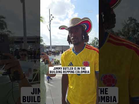 NBA star Jimmy Butler is in Miami to catch Colombia vs Portugal at the FIFA World Cup