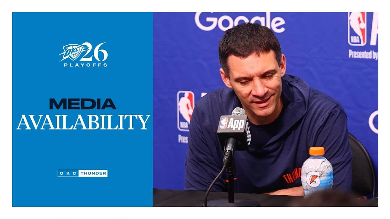 Coach Daigneault on Game 3 Effort | Playoffs | Round 1 Game 3 | Postgame Media | April 25, 2026