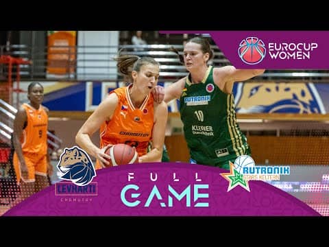 LIVE - Levhartice Chomutov v Rutronik Stars Keltern | EuroCup Women 2025-26 | Regular Season