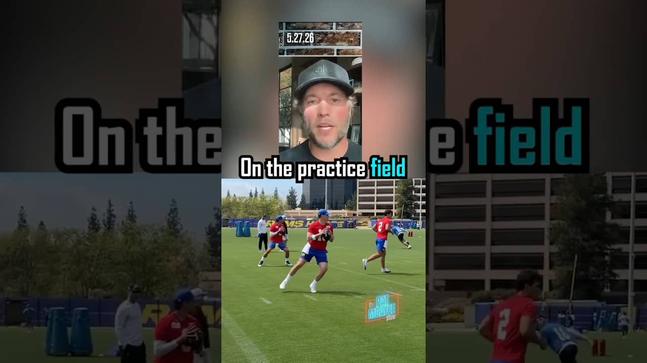"I'm trying to share as much knowledge as I can with Ty Simpson.." -Matt Stafford