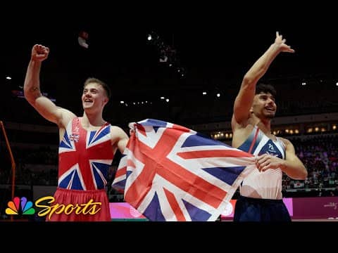 British Invasion: Jarman and Whitehouse go 1-2 in men's floor final at worlds | NBC Sports