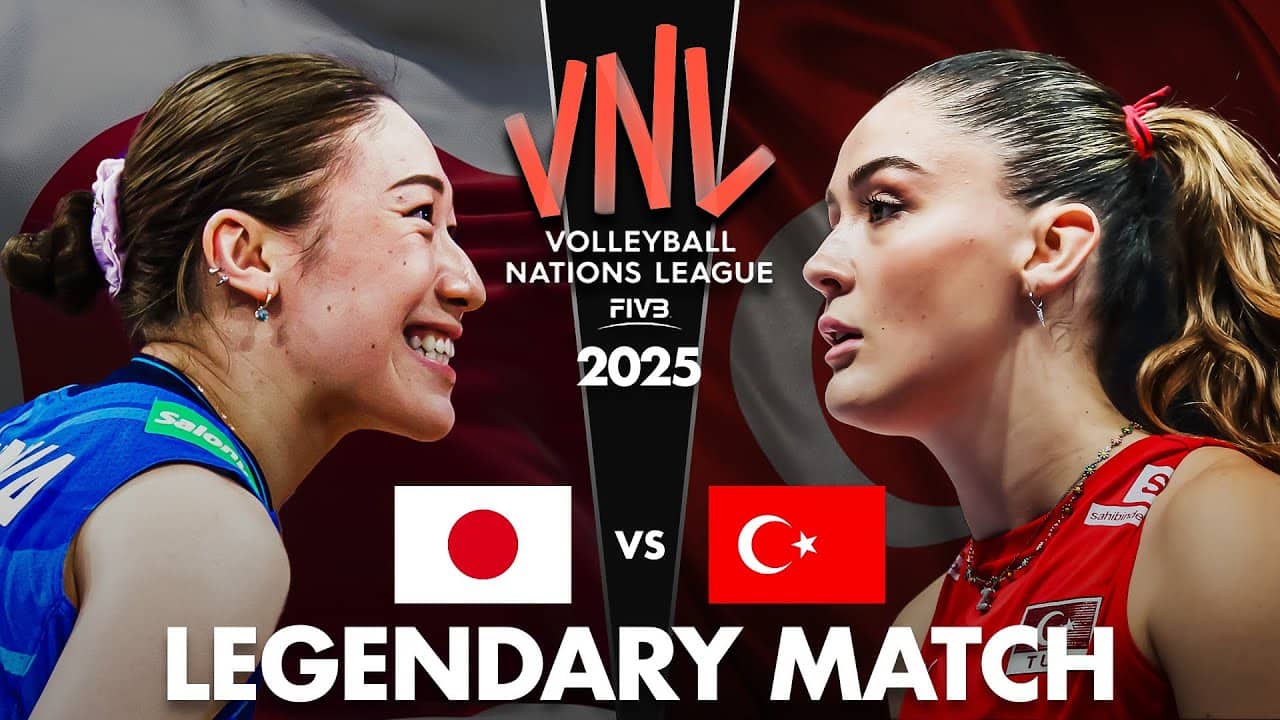 Japan vs Turkiye | Legendary Volleyball Match | Women's VNL 2025