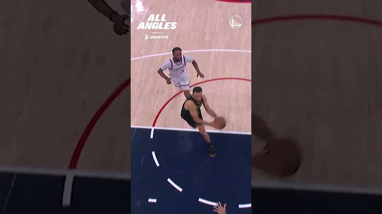 Every Angle of Stephen Curry's Double Crossover vs. Clippers | #shorts