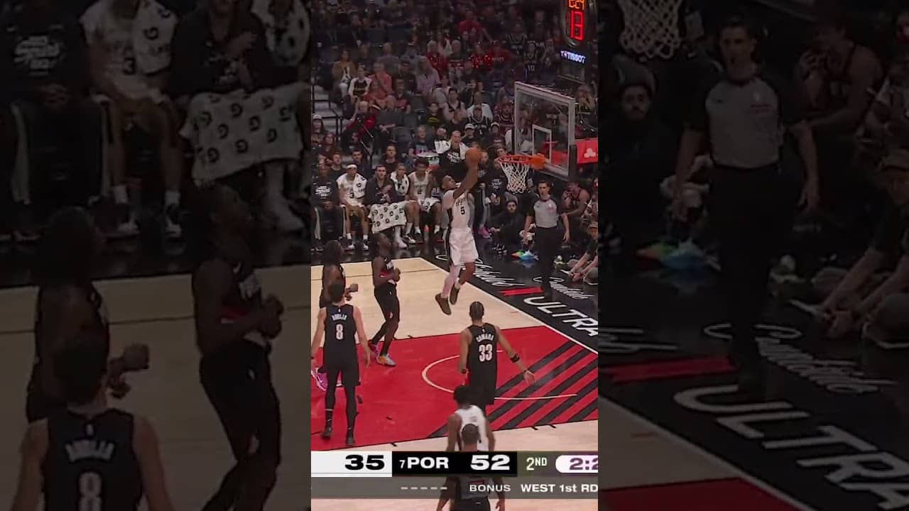 Area 51 spotted in Portland 🛸 #spurs #nba #wemby #playoffs #stephoncastle