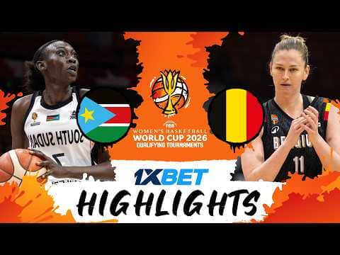 South Sudan 🇸🇸 v Belgium 🇧🇪 | Highlights | #FIBAWWC 2026 Qualifying Tournament
