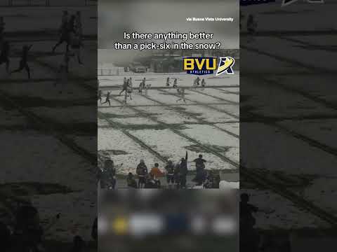 Football in the snow #shorts