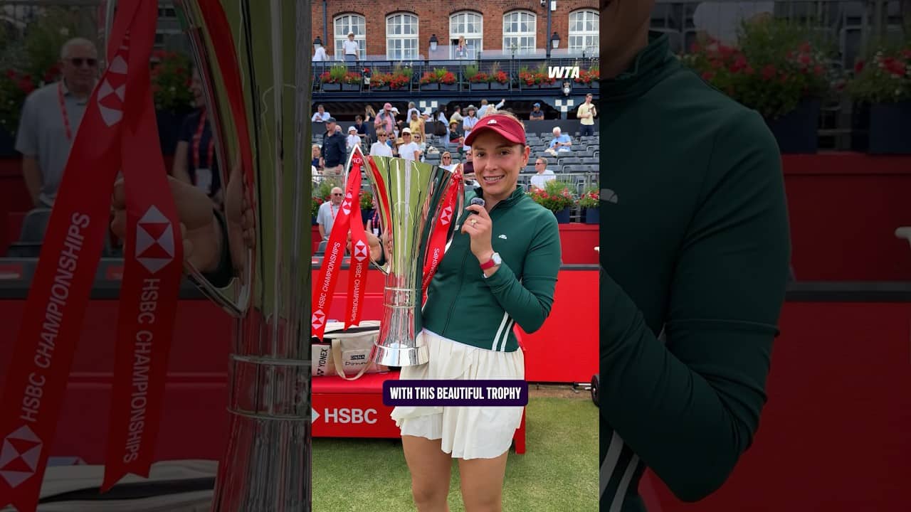 What it means 💚Donna Vekic is your Queen’s Champion! #HSBCChampionships