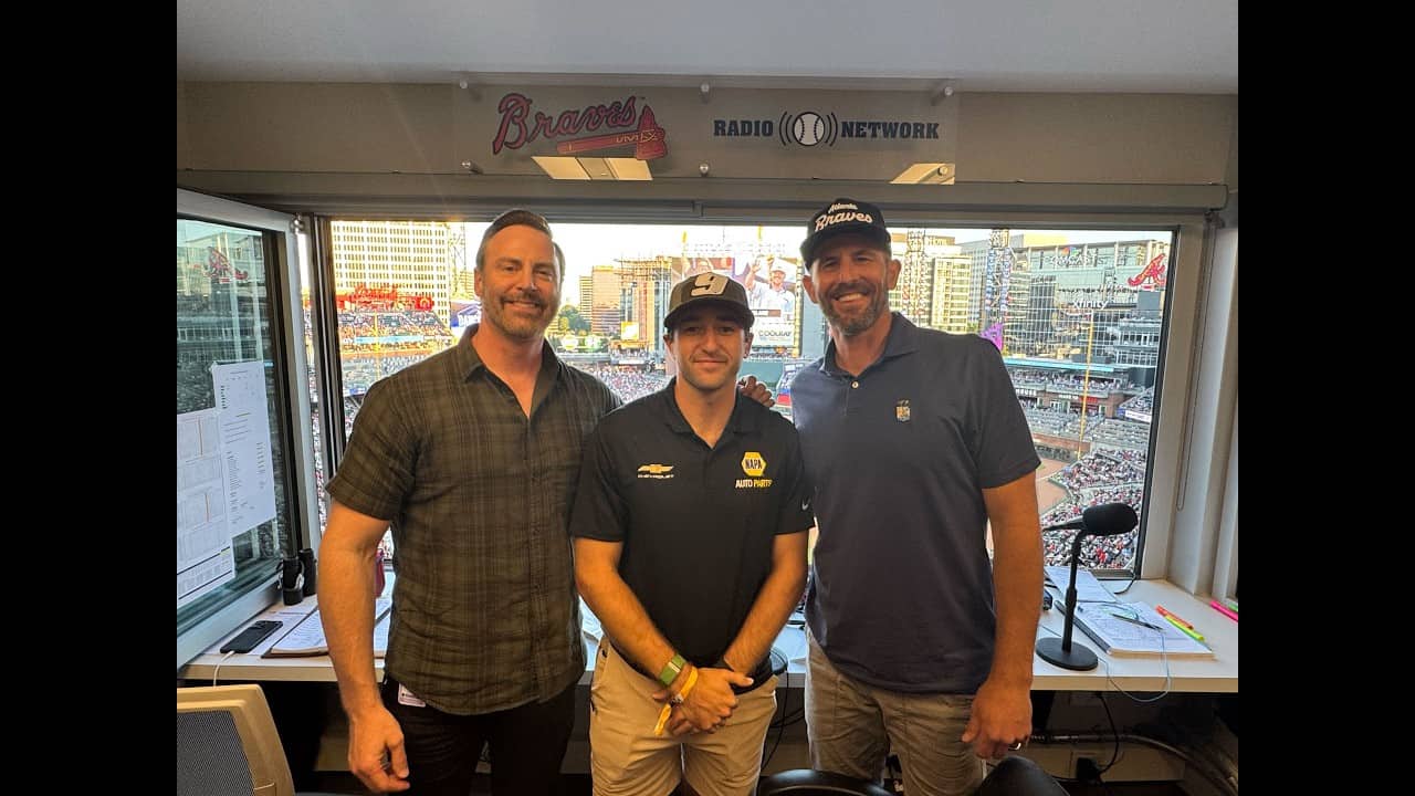 Chase Elliott = Braves Radio Good Luck Charm!