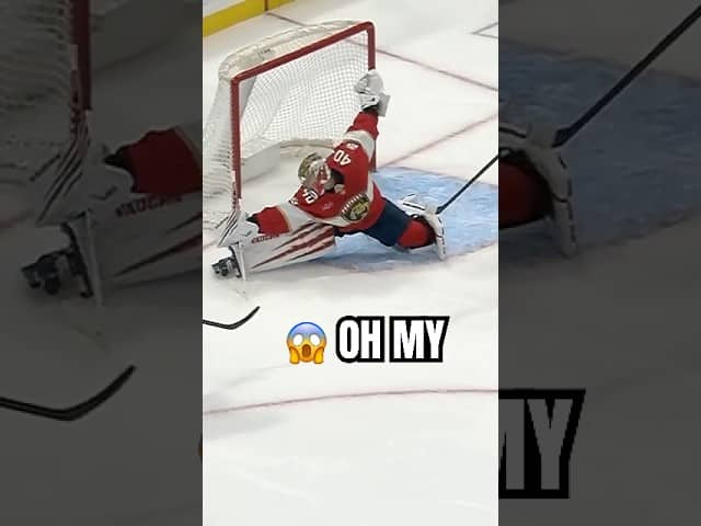 Daniil Tarasov with a Spectacular Goalie Save vs. New York Rangers