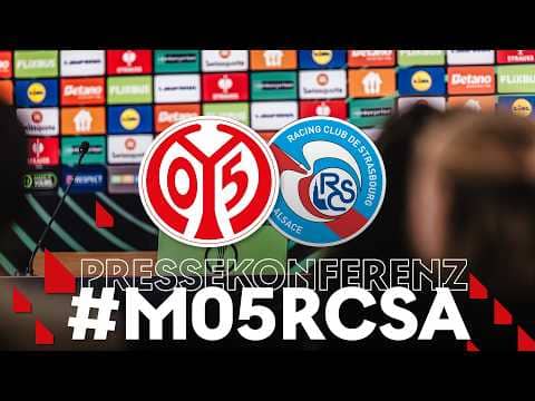 Die PK vor dem Spiel gegen Straßburg | #M05RCSA | #05ertv | Saison 2025/26