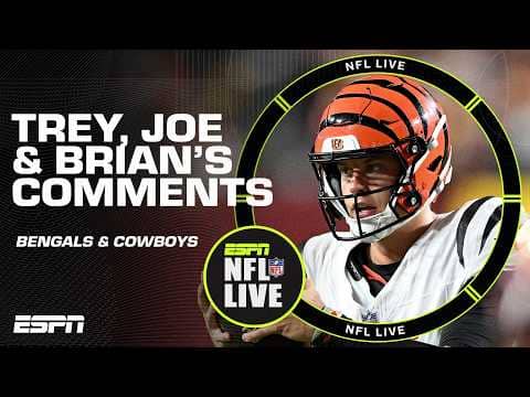 Comments from Trey Hendrickson, Joe Burrow & Brian Schottenheimer on Bengals & Cowboys 🗣️ | NFL Live