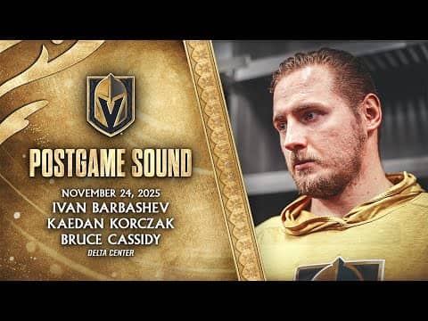 🎥 POSTGAME SOUND: Barbashev, Korczak & Cassidy