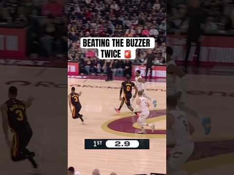 Donovan Mitchell beats the buzzer twice!