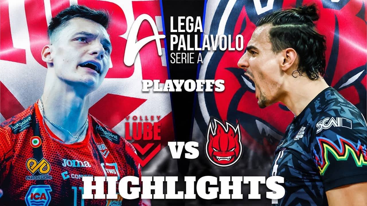 Lube vs Perugia | Highlights | Superlega Play Offs | Final Game 2
