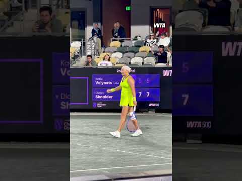 No holding back 😤 #wta #dianashnaider #charlestonopen