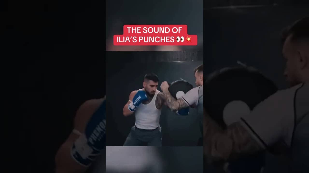 Ilia Topuria doesn’t let up in training 😲 (via @iliatopuria/TT)