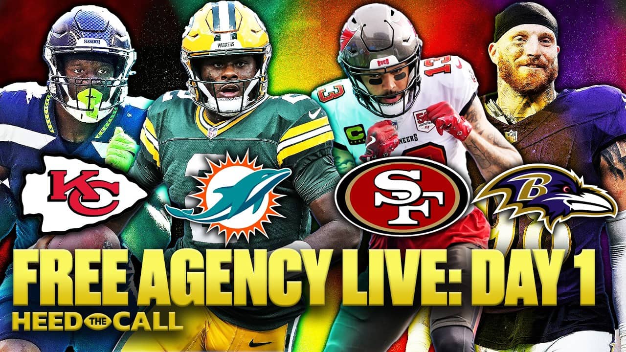 Free Agency LIVE Day 1: Walker III to Chiefs, Evans to 49ers, Willis to Dolphins & MORE!