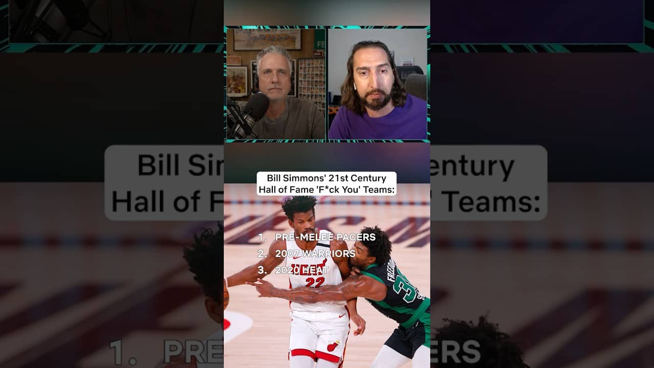 Bill Simmons' list of the biggest 'F*ck You' teams in the 21st century 🤔😤 #NBA #BillSimmons