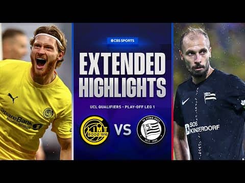 Bodø/Glimt vs. Sturm Graz: Extended Highlights | UCL Qualifiers - Play-off Leg 1 | CBS Sports Golazo