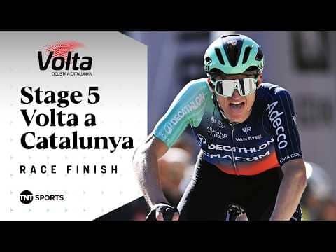 HAMMER BLOW LANDED! 🍿 | Men's 2026 Volta a Catalunya Stage 5 Final KM's | TNT Sports Cycling