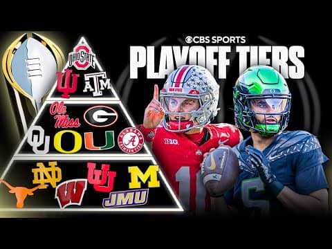 College Football Playoff Tiers: Which Teams are REAL Title Threats following week 13?