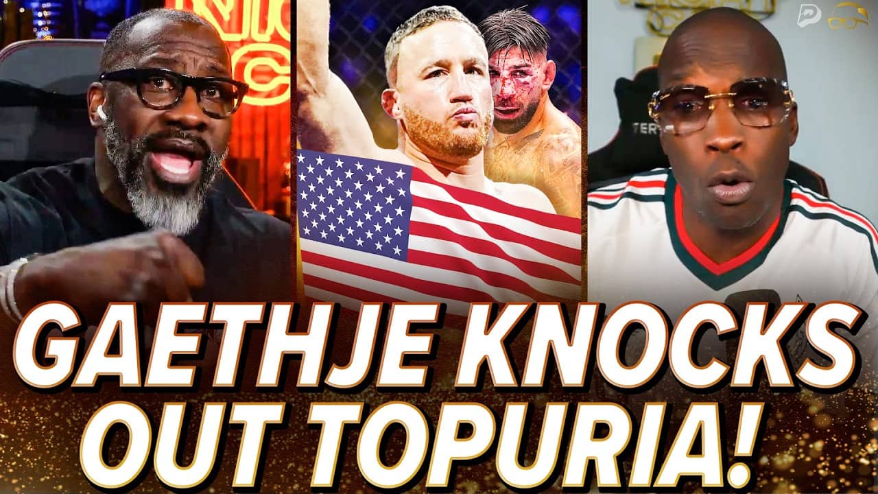 Unc & Ocho STUNNED Justin Gaetjhe BACKS UP his talk KNOCKING OUT Ilia Topuria in Round 4! | Nightcap