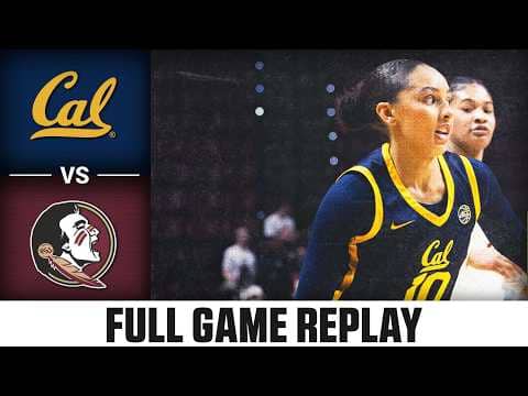 Cal vs. Florida State Full Game Replay | 2025-26 ACC Women's Basketball