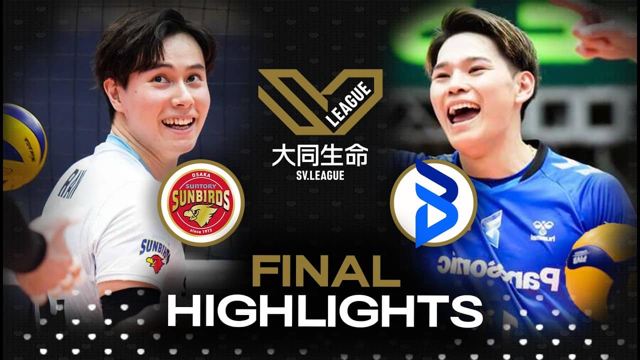 Final 1 - Suntory Sunbirds 🇯🇵 vs. Osaka Bluteon 🇯🇵 | SV. League 2026 - Highlights