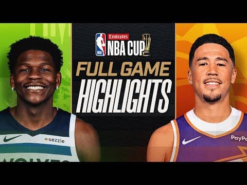 TIMBERWOLVES at SUNS | EMIRATES NBA CUP 🏆 | FULL GAME HIGHLIGHTS | November 21, 2025