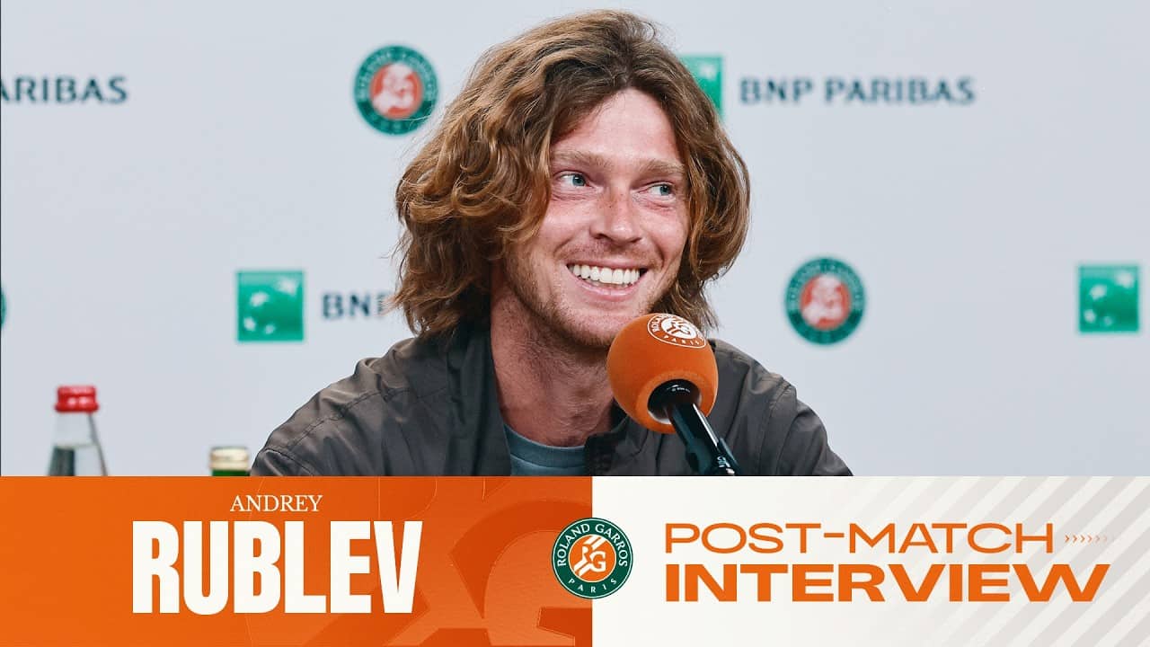 Andrey Rublev | Round 3 Press Conference | Roland-Garros 2026
