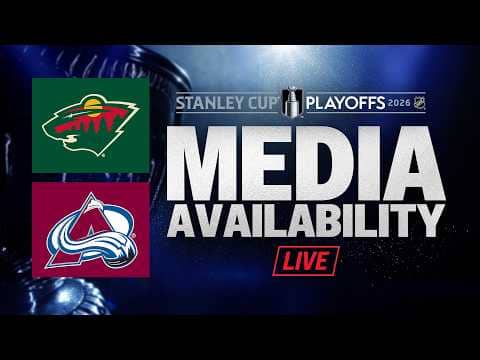 Minnesota Wild vs. Colorado Avalanche Game 3 Post-Game Media Availability