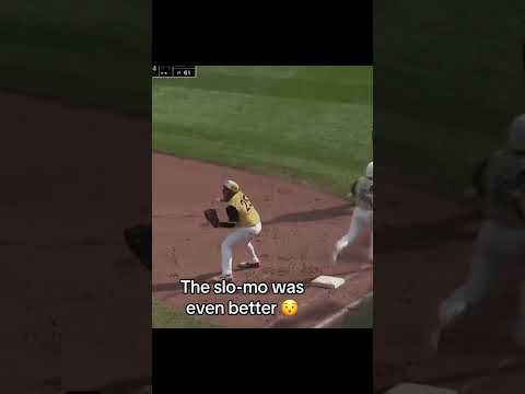 One of the filthiest plays you’ll ever see on the diamond 🔥