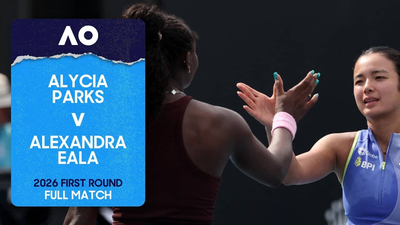 Alycia Parks v Alexandra Eala Full Match | Australian Open 2026 First Round
