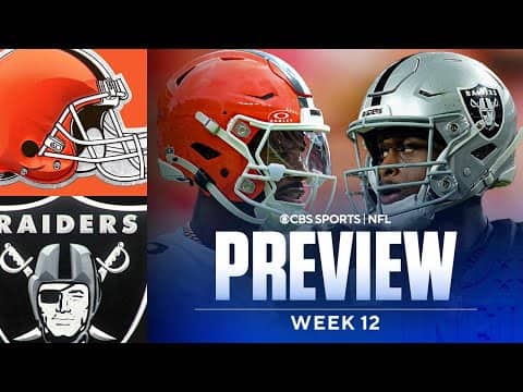 Browns vs Raiders Game Preview: Predictions and Best Bets | NFL Week 12