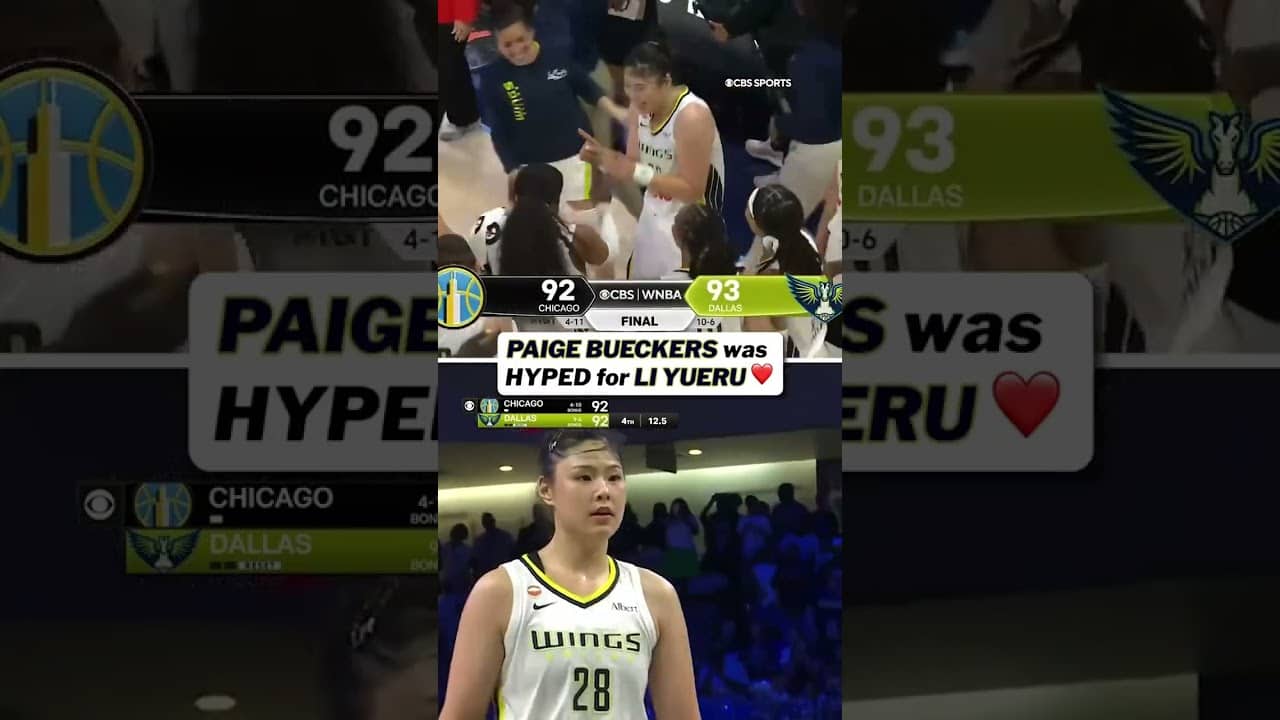 Li Yueru’s free throws gave the Wings their FIRST LEAD OF THE GAME with 12.5 seconds remaining 🤯