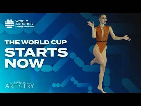 The Artistic Swimming World Cup is starting now ✨| Here are the locations for the World Cup! 🌎