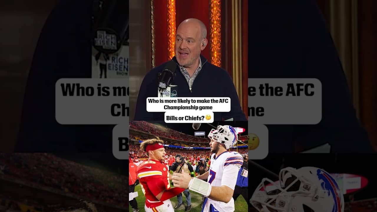 Rich Eisen gave reasons for the Bills but still chose the Chiefs 🤣