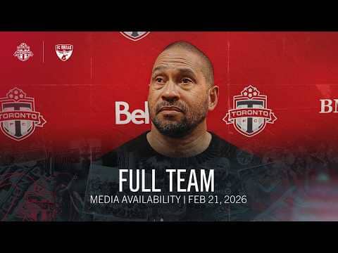 POSTGAME SOUND | Toronto FC Full Media Availability - February 21, 2026