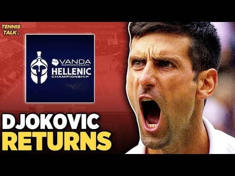 Djokovic Plays in Athens ahead of ATP Finals 2025 | Tennis News