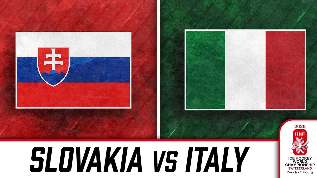 Watch Slovakia vs Italy at the 2026 IIHF World Championship 🇸🇰🇮🇹🏒